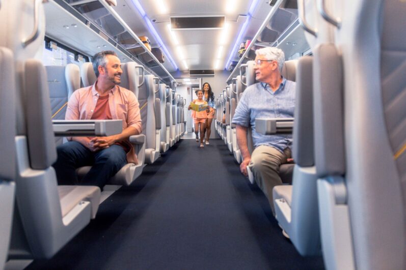 Brightline train interior